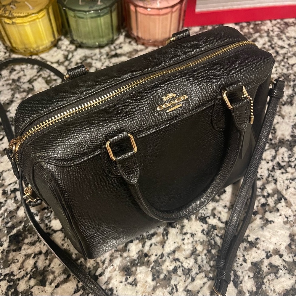 COACH Mini Bennett Satchel Black